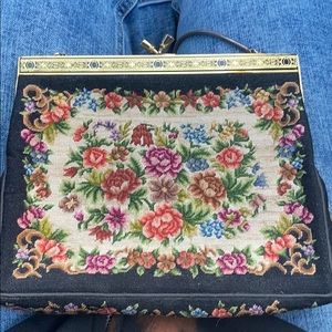True vintage deadstock petit point handbag